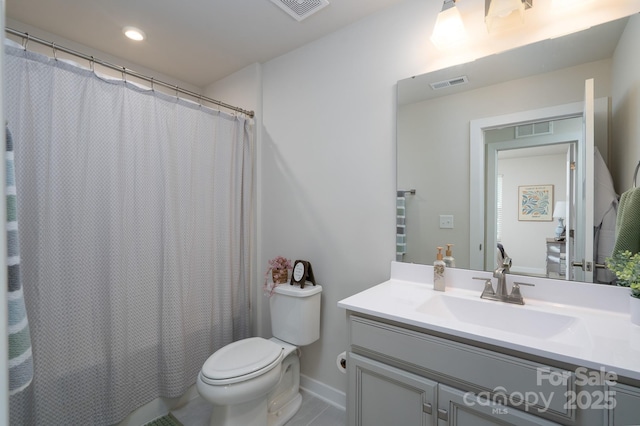 154 Stella Ln Unit A, Troutman, NC 28166 - full bath with vanity, tile patterned floors, and recessed lighting