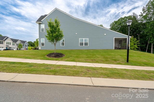 154 Stella Ln Unit A, Troutman, NC 28166 - view of home's exterior featuring a yard