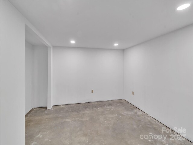 110 Stoney Brook Dr, Clyde, NC 28721 - basement featuring recessed lighting