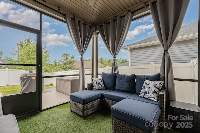 9274 Dunwich Dr, Gastonia, NC 28056 - sunroom / solarium featuring plenty of natural light