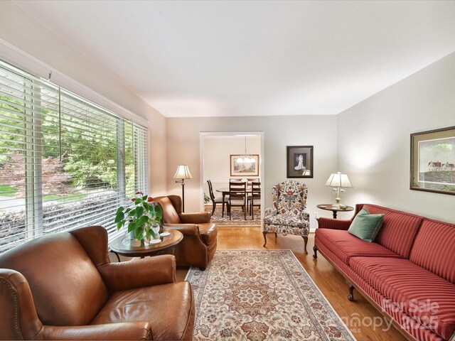 13617 Lake Bluff Dr, Matthews, NC 28105 - living room with light wood-type flooring