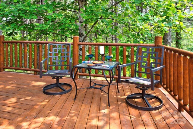 317 Knightsbridge Cir, Union Mills, NC 28167 - view of deck