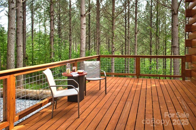 317 Knightsbridge Cir, Union Mills, NC 28167 - view of wooden terrace
