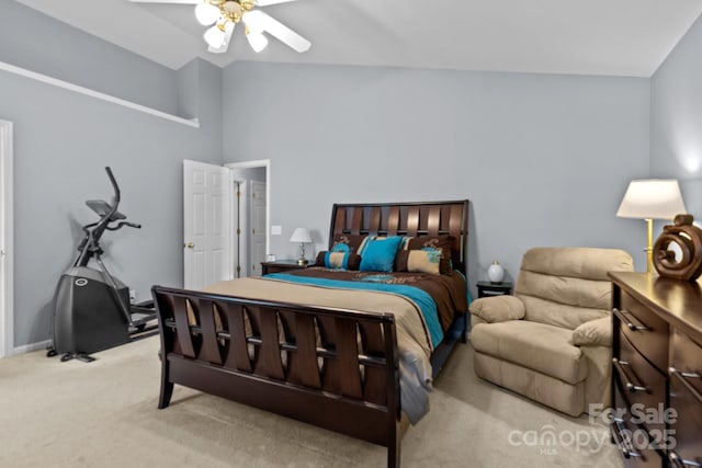 7212 Morsey Ct, Charlotte, NC 28269 - carpeted bedroom with ceiling fan and baseboards