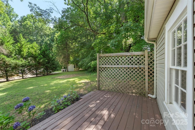 202 Glenn Ave, Kannapolis, NC 28081 - deck with a yard
