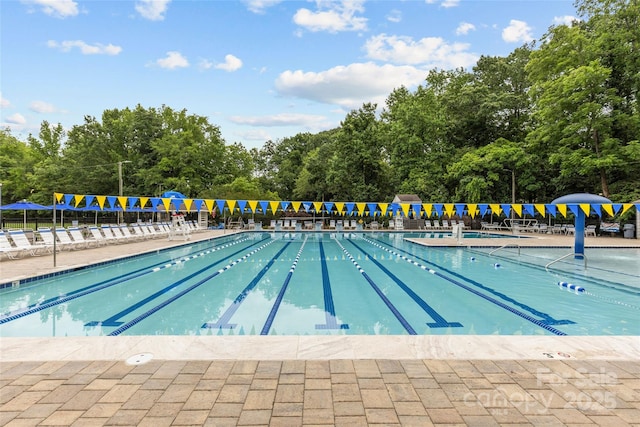 2917 Rustic Ln, Charlotte, NC 28210 - community pool featuring view of scattered trees