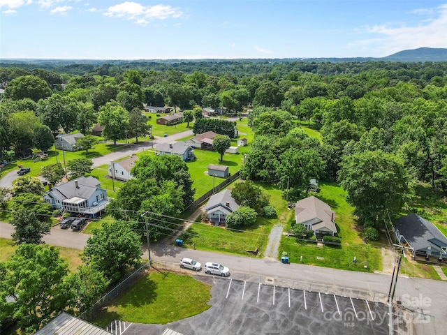 2519 2nd Ave SW, Hickory, NC 28602 - aerial perspective of suburban area featuring a heavily wooded area