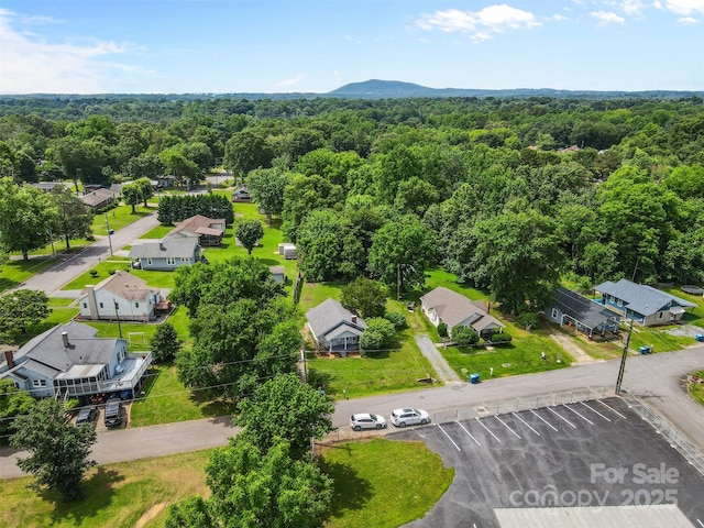 2519 2nd Ave SW, Hickory, NC 28602 - aerial perspective of suburban area with a heavily wooded area