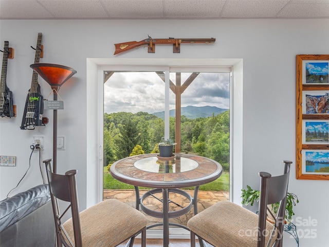 80 Feather Ln, Waynesville, NC 28786 - dining area with a mountain view