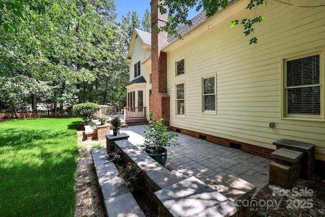 15400 Groveland St, Huntersville, NC 28078 - view of patio with a deck