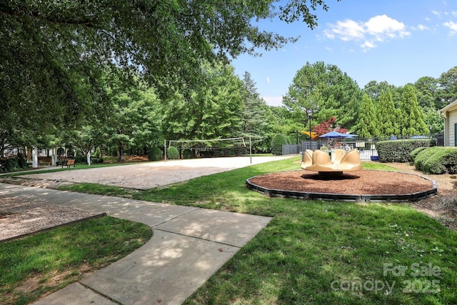 15400 Groveland St, Huntersville, NC 28078 - view of yard with volleyball court