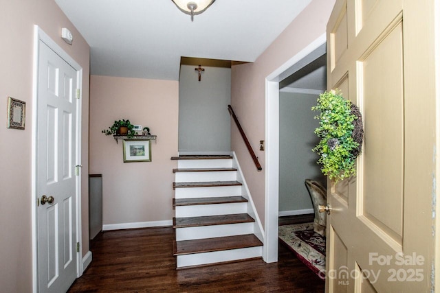 928 Tally Ho Ct, Charlotte, NC 28212 - foyer entrance with wood finished floors and stairway