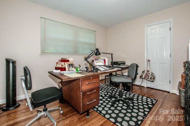 928 Tally Ho Ct, Charlotte, NC 28212 - home office with dark wood-style floors