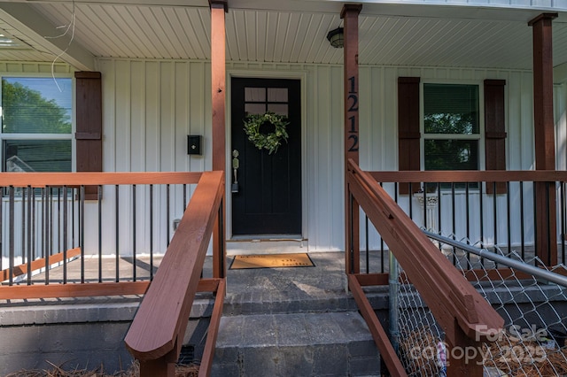 1212 Frank Ext, Rock Hill, SC 29730 - entrance to property featuring covered porch and board and batten siding