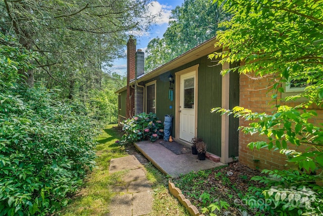 14 Luckenbach Dr, Fairview, NC 28730 - view of side of property featuring a chimney
