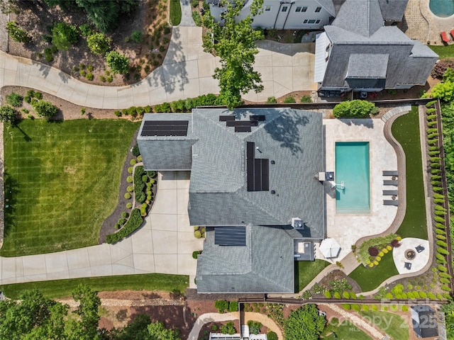 5638 Timber Ln, Charlotte, NC 28270 - bird's eye view of a pool