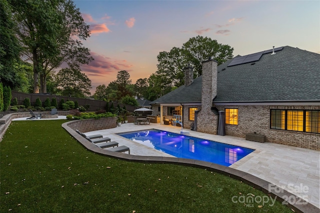 5638 Timber Ln, Charlotte, NC 28270 - view of swimming pool with a patio