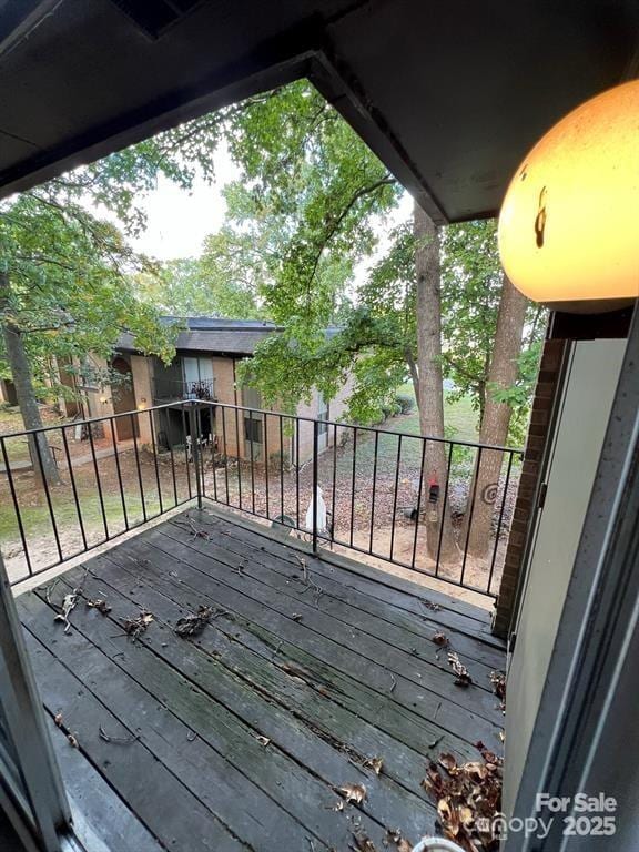 338 Orchard Trace Ln Unit 8, Charlotte, NC 28213 - view of wooden deck