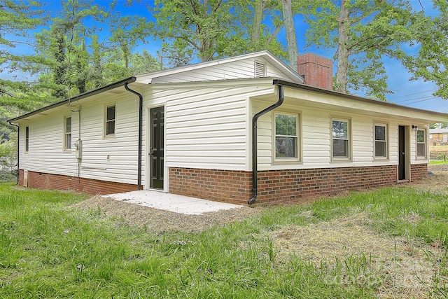 240 Swink Ave, Salisbury, NC 28147 - view of side of property featuring a chimney