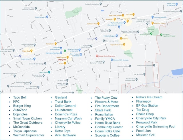 516 N Mulberry St, Cherryville, NC 28021 - map / location