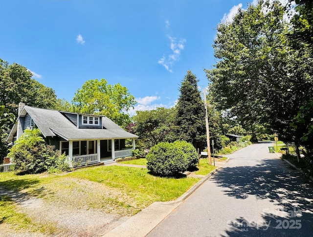 602 Brookshire St, Asheville, NC 28803 - view of front of house with a porch and driveway