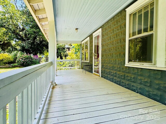 602 Brookshire St, Asheville, NC 28803 - view of wooden porch