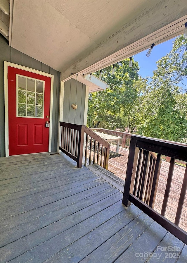 602 Brookshire St, Asheville, NC 28803 - view of deck