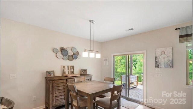 2009 Trindle Vine Ln, Waxhaw, NC 28173 - dining space featuring plenty of natural light and baseboards