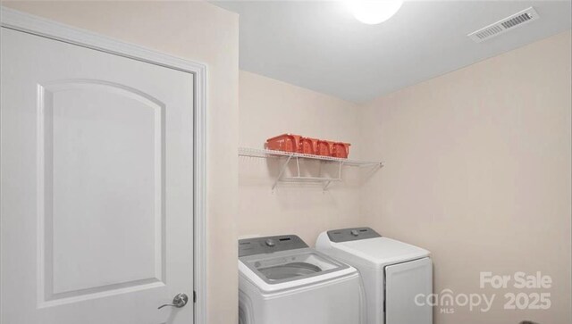 2009 Trindle Vine Ln, Waxhaw, NC 28173 - laundry room featuring washer and clothes dryer