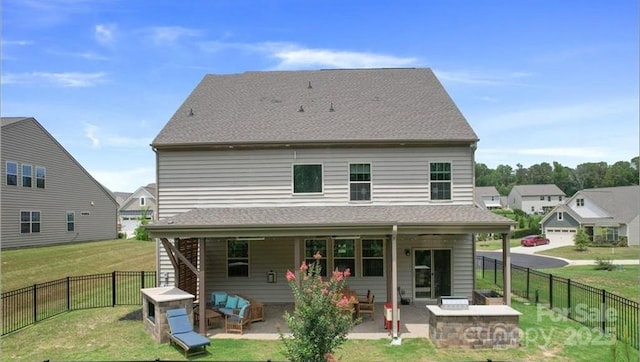 2009 Trindle Vine Ln, Waxhaw, NC 28173 - back of house featuring a patio