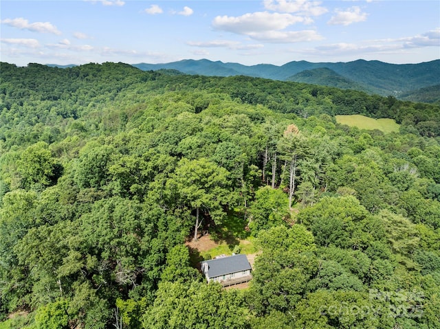 55 Gilbert B Crook Rd, Candler, NC 28715 - aerial view of a mountainous background