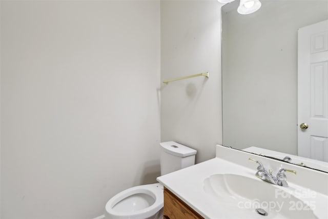 2321 Oberwood Dr, Charlotte, NC 28270 - half bathroom with toilet and vanity
