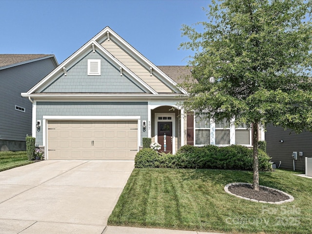 177 Yellow Birch Loop, Mooresville, NC 28117 - craftsman-style home featuring a garage, driveway, and a front yard