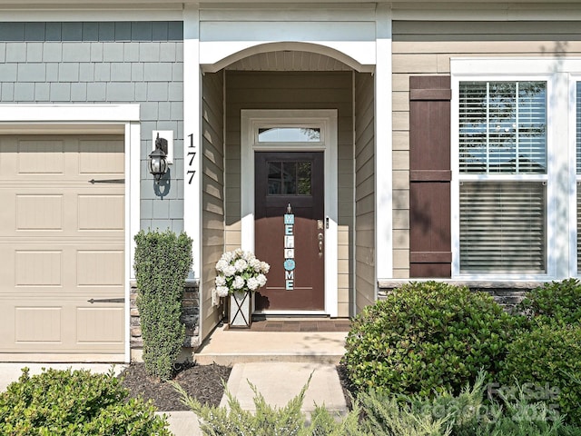 177 Yellow Birch Loop, Mooresville, NC 28117 - entrance to property with an attached garage