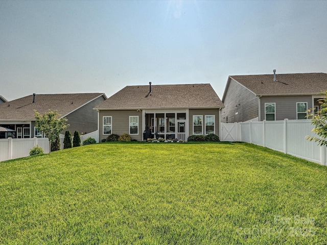 177 Yellow Birch Loop, Mooresville, NC 28117 - back of house featuring a sunroom