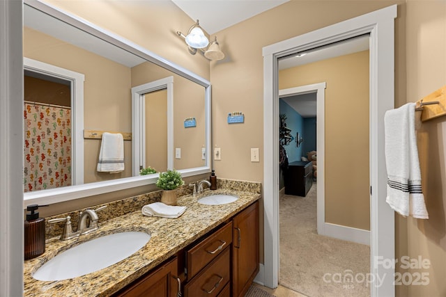 6422 Northern Red Oak Dr, Mint Hill, NC 28227 - bathroom featuring double vanity
