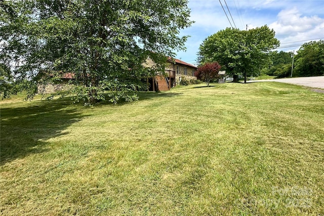 4320 Pisgah Dr, Canton, NC 28716 - view of grassy yard with stairs