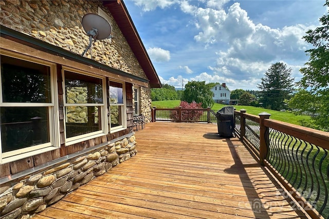 4320 Pisgah Dr, Canton, NC 28716 - view of wooden terrace