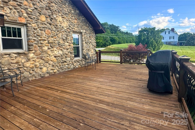 4320 Pisgah Dr, Canton, NC 28716 - view of wooden terrace