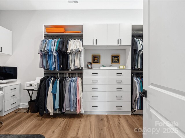 6020 Waldorf Ave, Monroe, NC 28110 - walk in closet featuring light wood finished floors