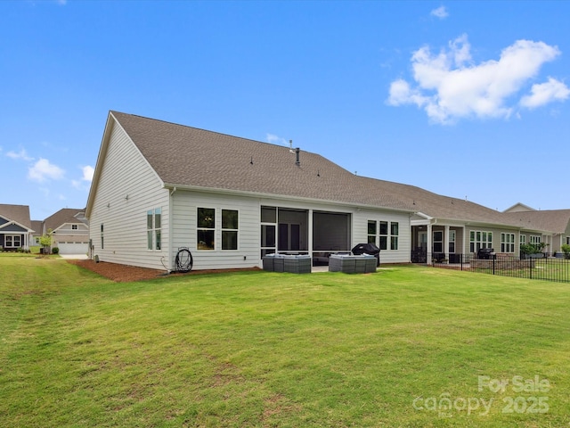 6020 Waldorf Ave, Monroe, NC 28110 - rear view of house featuring a shingled roof