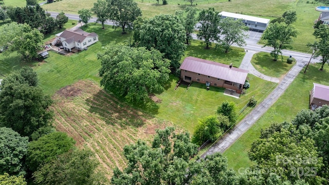 4214 Horseshoe Bend Rd, Hudson, NC 28638 - aerial view of property and surrounding area with rural landscape