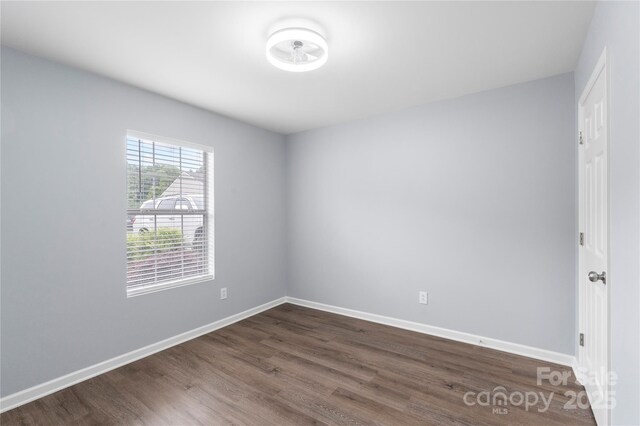 2045 Pin Oak Pl, Cramerton, NC 28032 - empty room featuring dark wood-style floors and baseboards