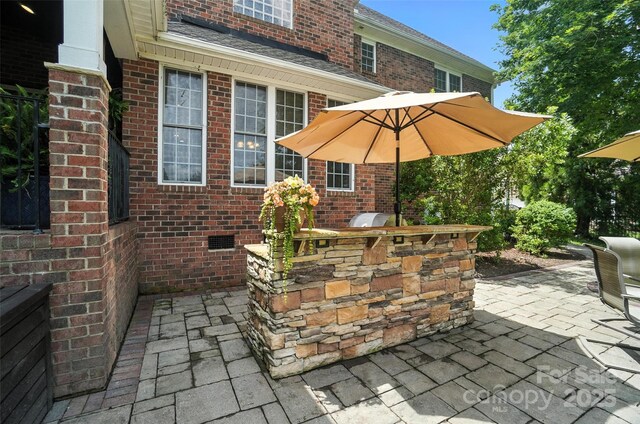 5916 Four Wood Dr, Matthews, NC 28104 - view of patio featuring area for grilling