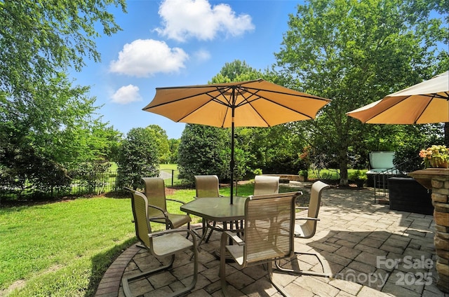 5916 Four Wood Dr, Matthews, NC 28104 - view of patio with outdoor dining space