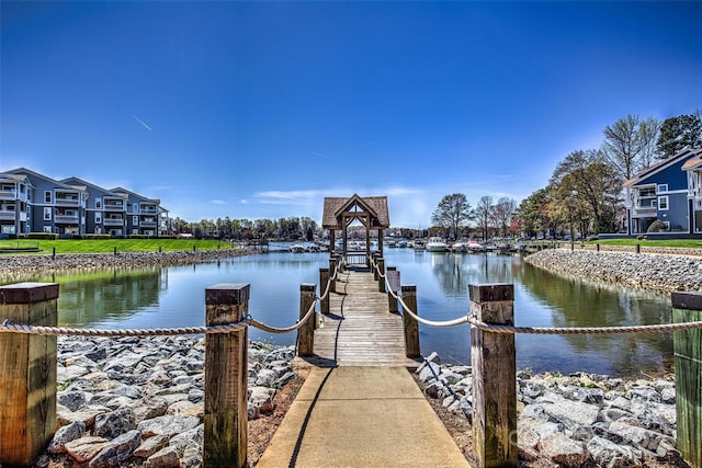 1038 SW Dr, Davidson, NC 28036 - dock area with a water view