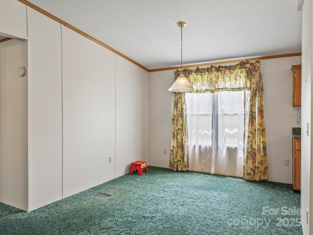4591 Scott Rd, Morganton, NC 28655 - carpeted empty room with crown molding and a smoke detector
