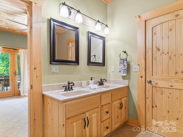 1526 Pisgah Preserve Dr Unit 7-8, Nebo, NC 28761 - bathroom featuring double vanity