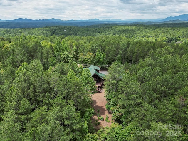 1526 Pisgah Preserve Dr Unit 7-8, Nebo, NC 28761 - view from above of property featuring a mountain backdrop