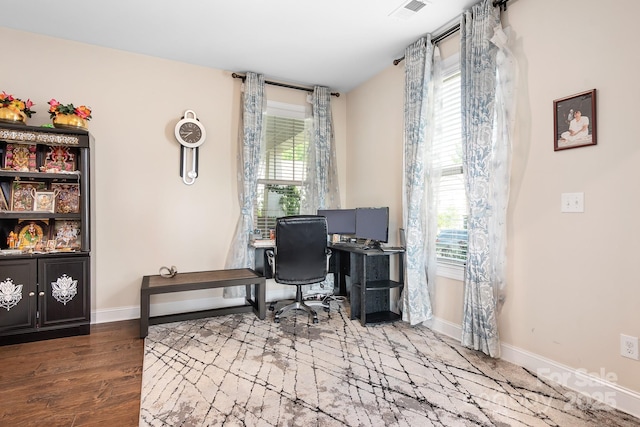 16324 Loch Raven Rd, Huntersville, NC 28078 - office space featuring baseboards and wood finished floors